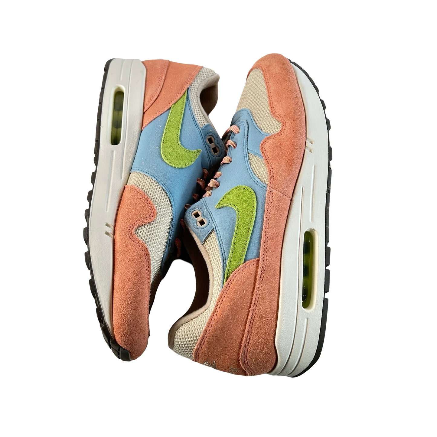 DV3196 800 Nike Air Max 1 Light Madder Root Worn Blue [USED] - 12 M (Used) (No Box)