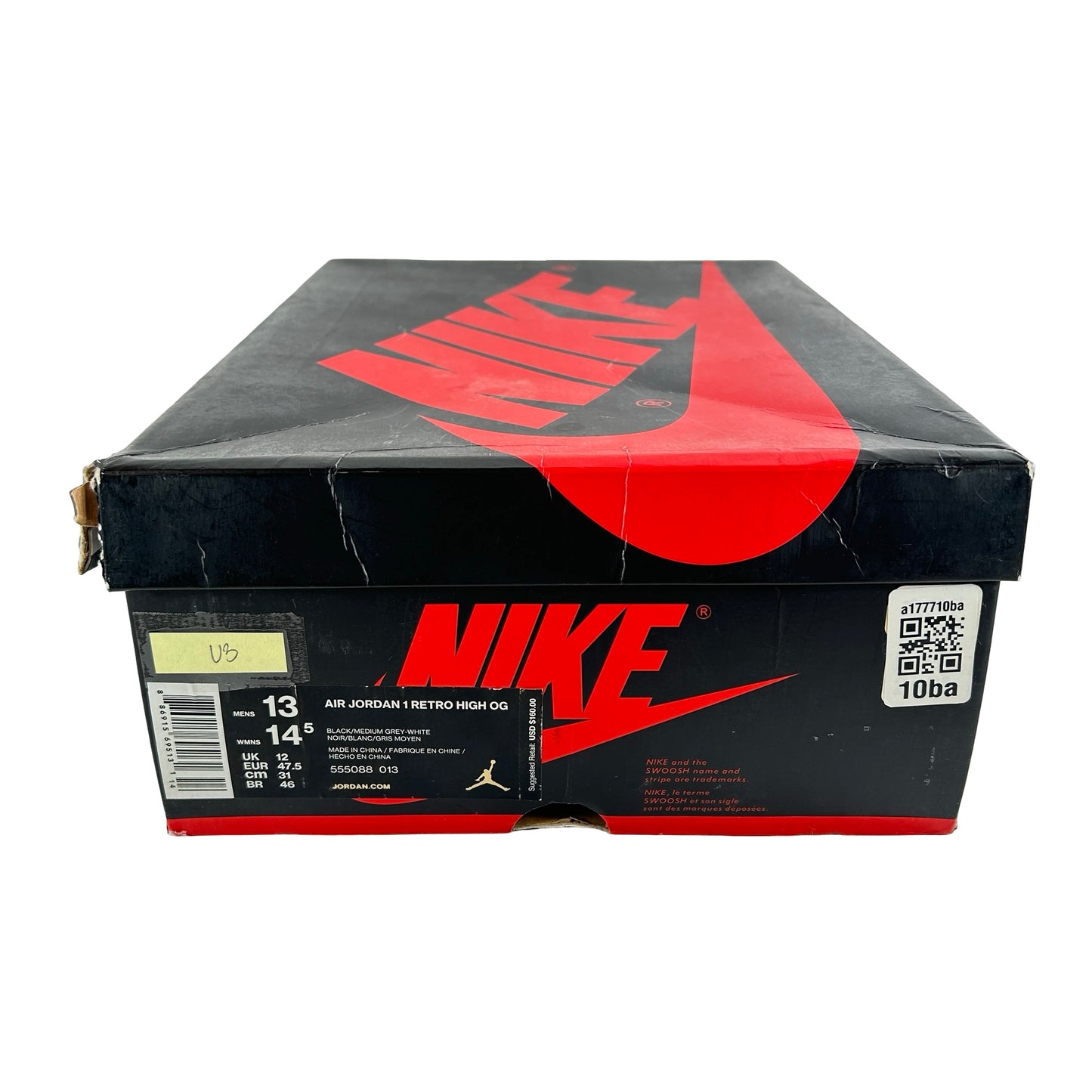 555088 013 Jordan 1 Shadow (2018) [USED] - 13 M (Used3)