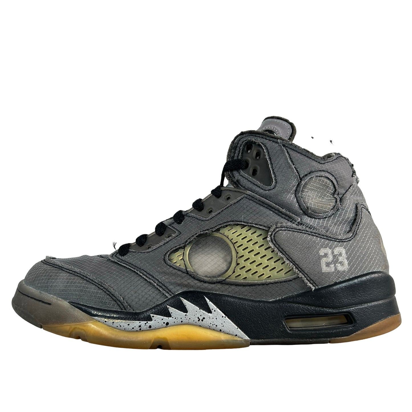 CT8480 001 Jordan 5 Off-White Black [USED] - 10.5 M (Used5)