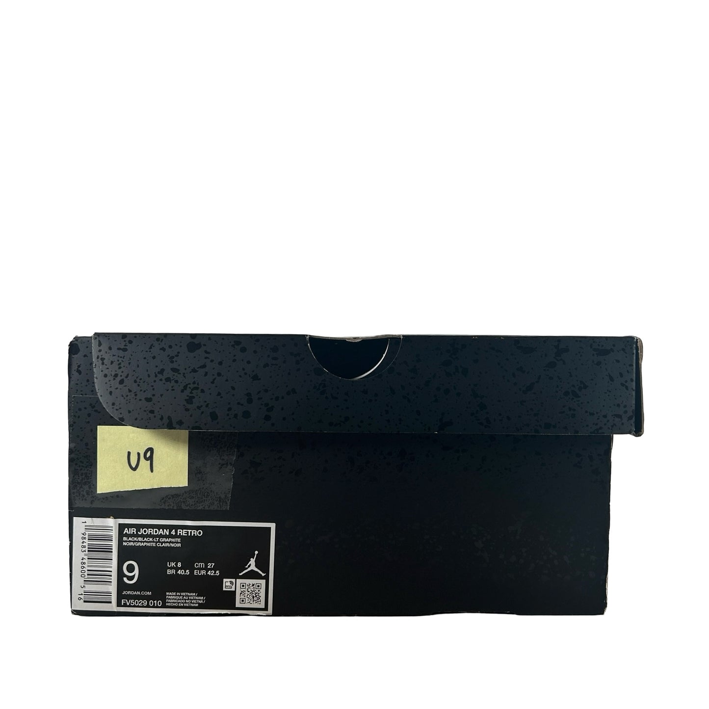 FV5029 010 Jordan 4 Retro Black Cat (2025) [USED] - 9 M (Used9)