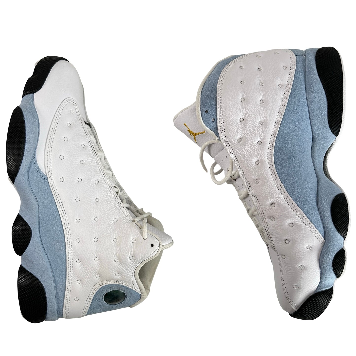 414571 170 Jordan 13 Retro Blue Grey [CONDITIONAL] - 10.5 M (Left Sock Liner Discolored)