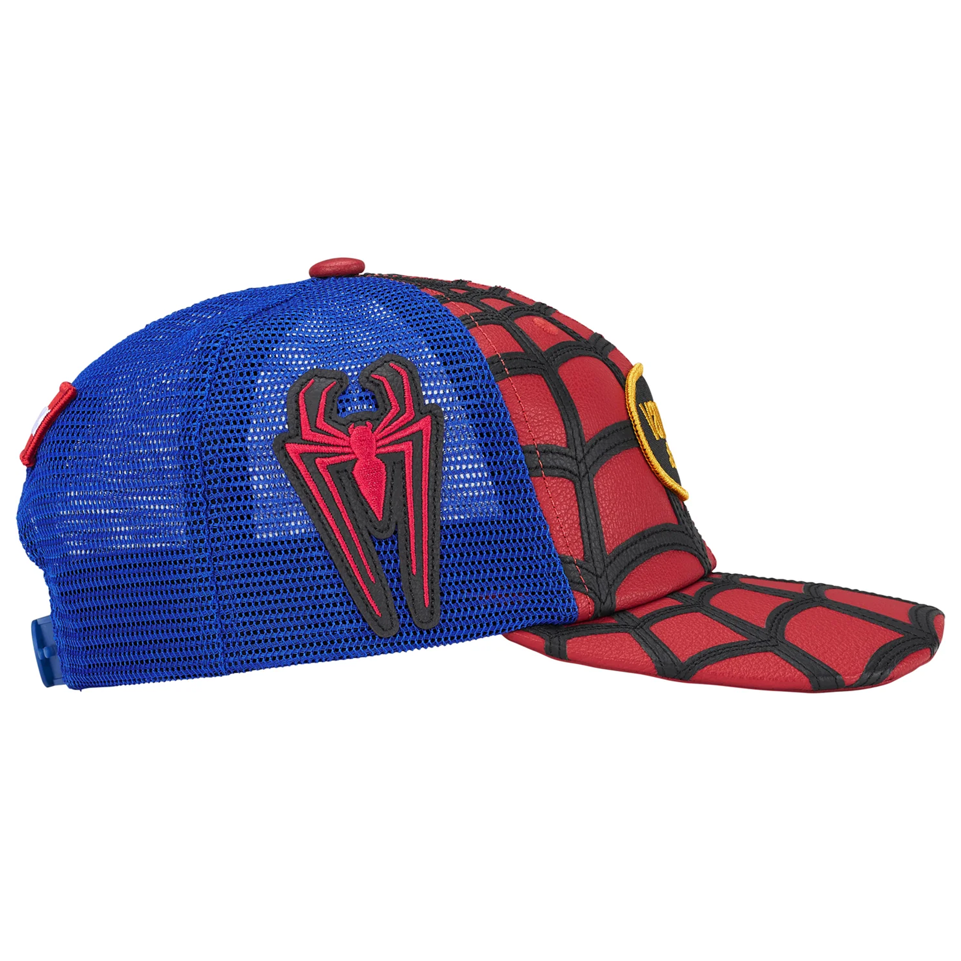 Supreme Vanson Leathers Spider-Man Mesh Back 6-Panel Hat Red Supreme Vanson Leathers Spider-Man Mesh Back 6-Panel Hat Red