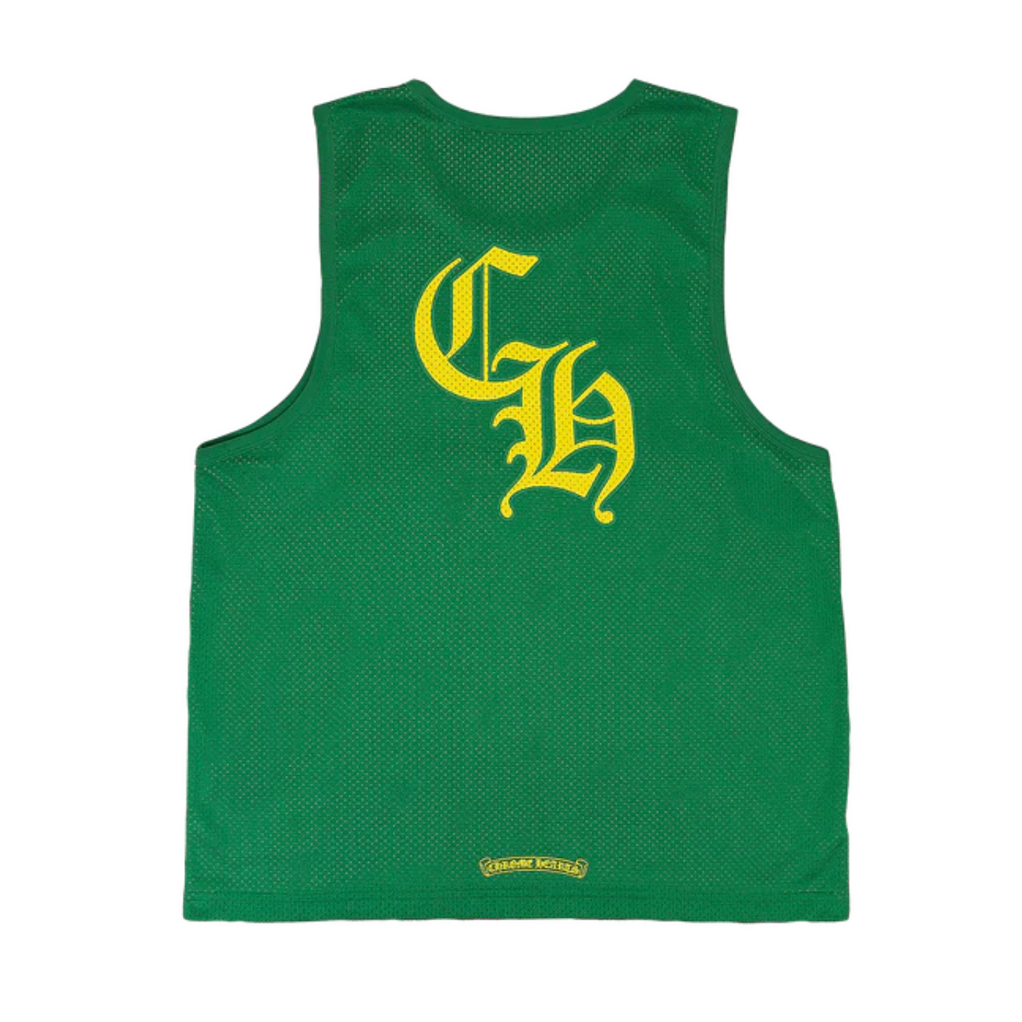 Chrome Hearts Mesh Reversible Basketball Jersey Green/White