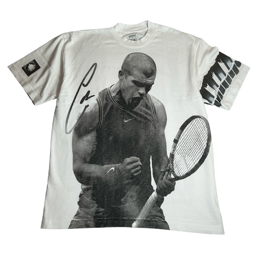 Nike x Travis Scott Cactus Jack Court Carlos Alcaraz Tee White