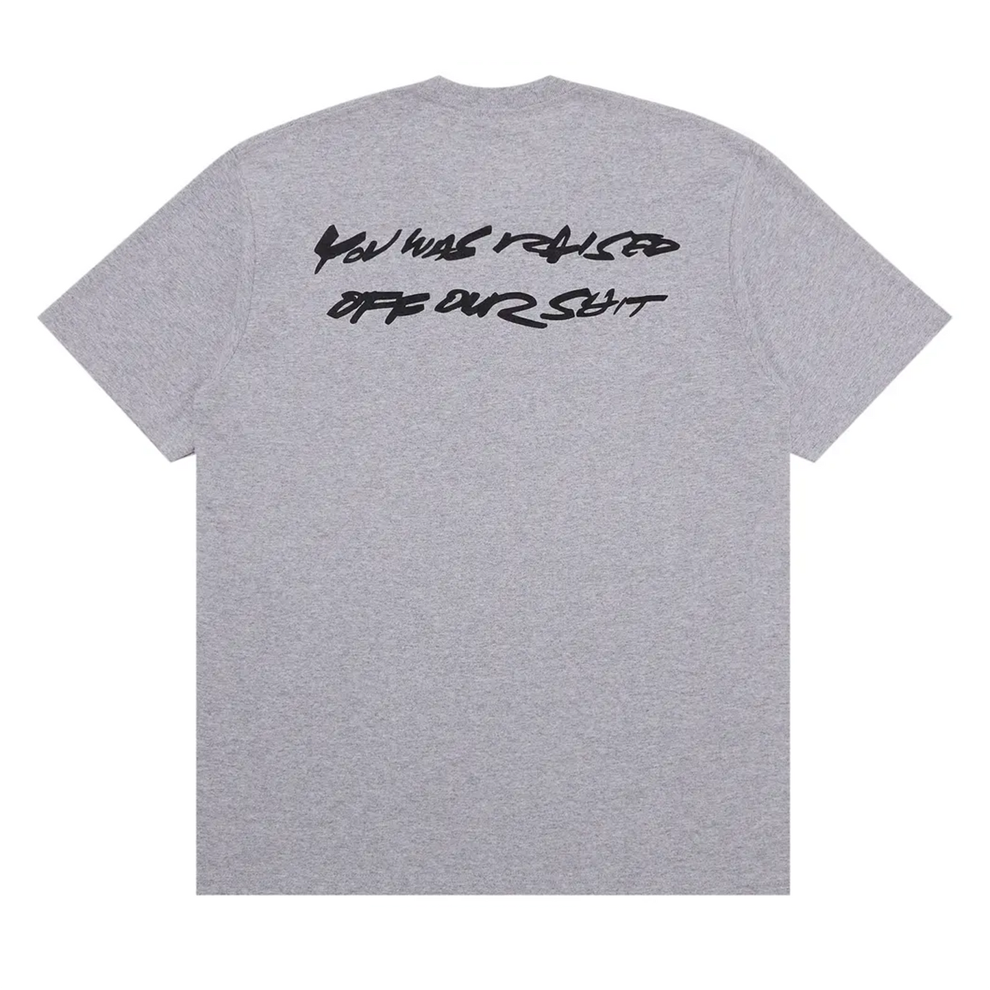 Supreme Futura Box Logo Tee Heather Grey