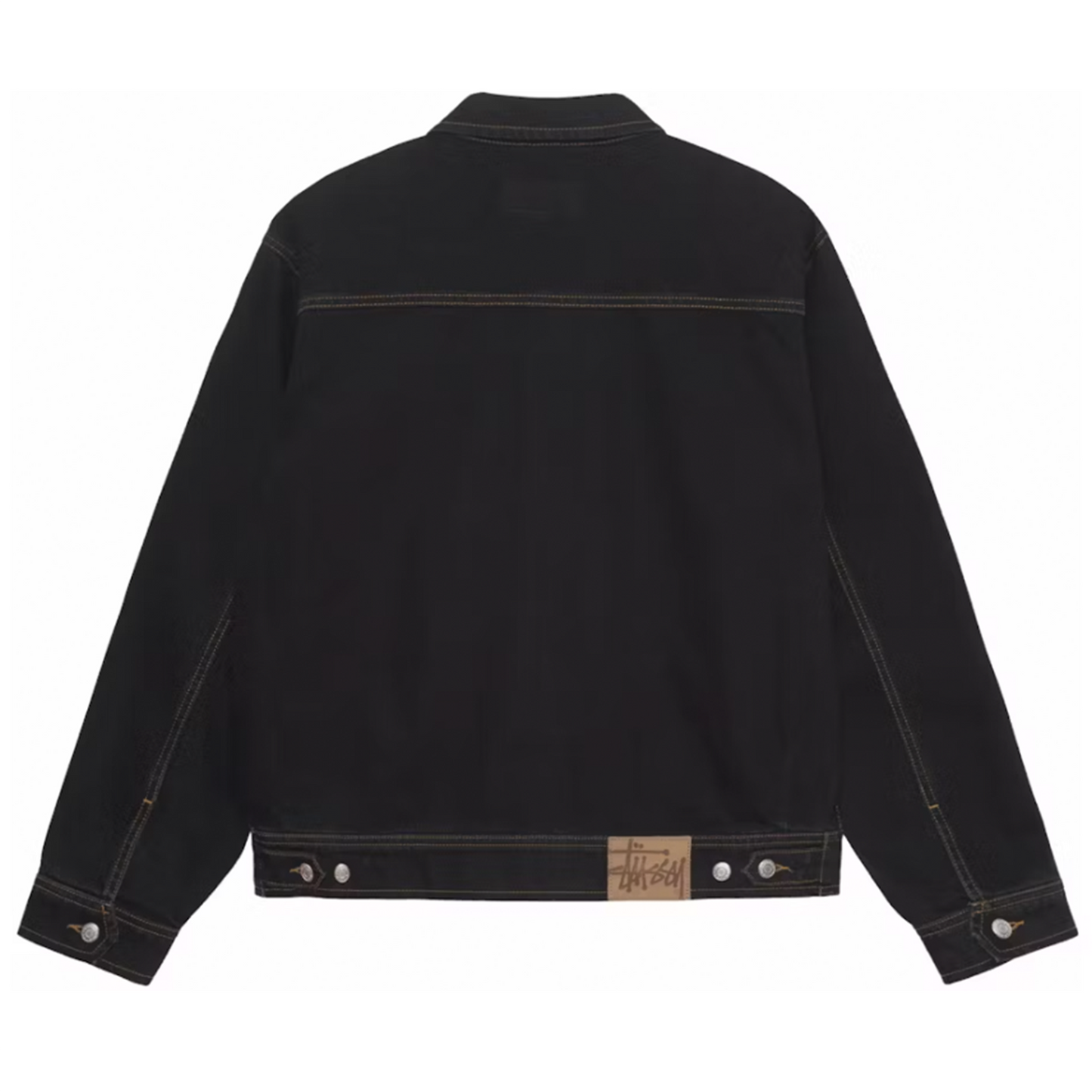 Stussy Denim Zip Work Jacket Black [USED] - XL (Used)