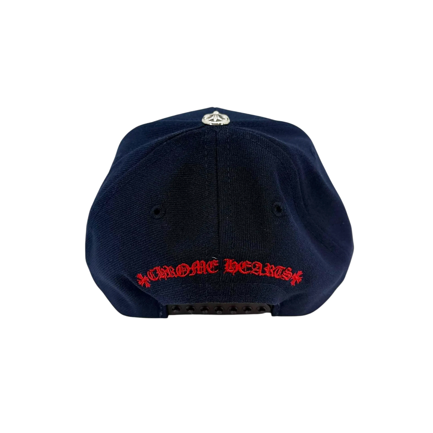 Chrome Hearts CH Baseball Cap Navy/Red