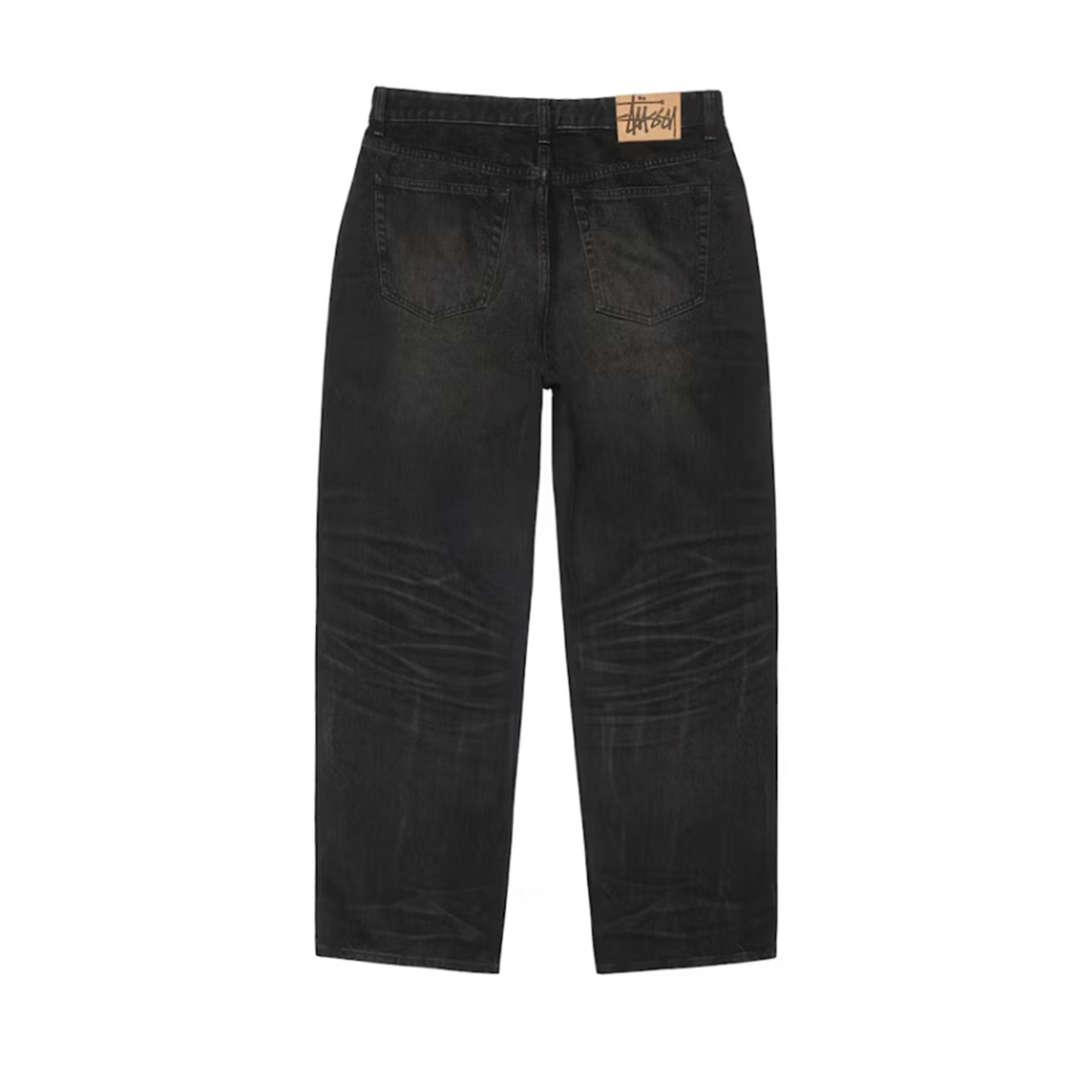 Stussy Big Ol' Jean Vintage Wash Denim Black [USED] - 32 (Used)