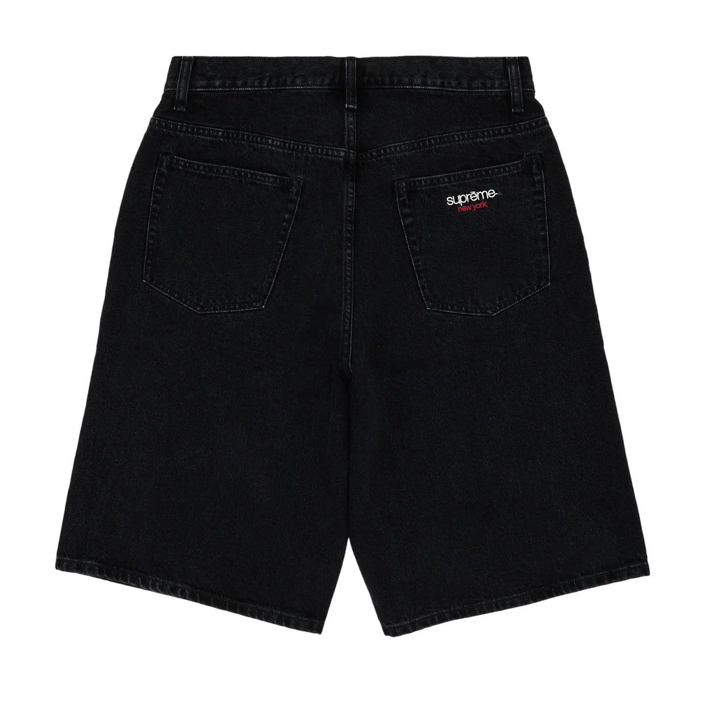 Supreme Baggy Denim Short (SS25) Black [USED] - 30 (Used)
