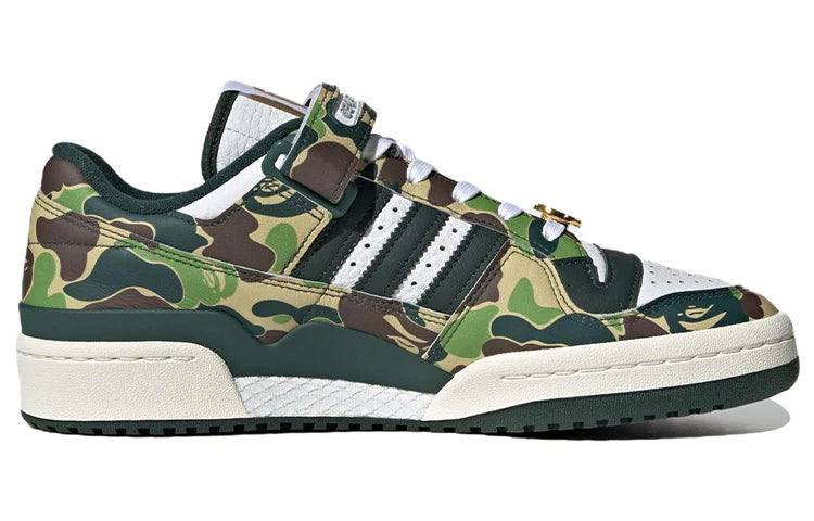 ID4771 adidas Forum 84 Low Bape 30th Anniversary Green Camo