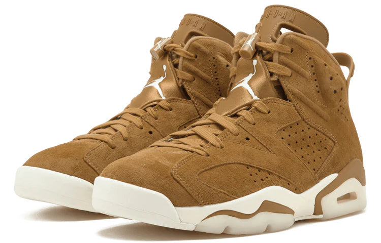 384664 705 Air Jordan 6 Retro Wheat