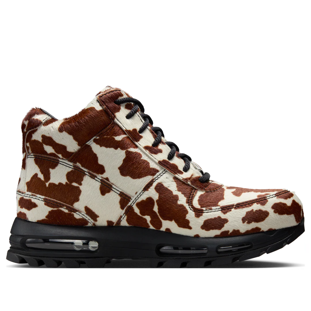 IO4635 100 Nike Air Max Goadome Sail Cacao Wow Cow Print Pony Hair SAMPLE