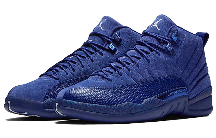 130690 400 Air Jordan 12 Retro Deep Royal Blue
