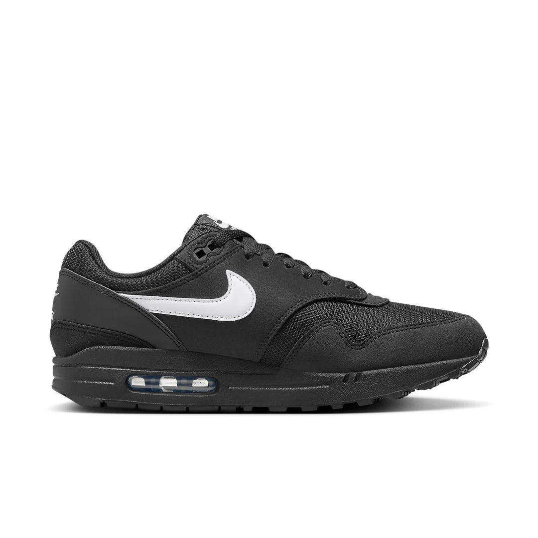 FZ0628 010 Nike Air Max 1 Black White Swoosh