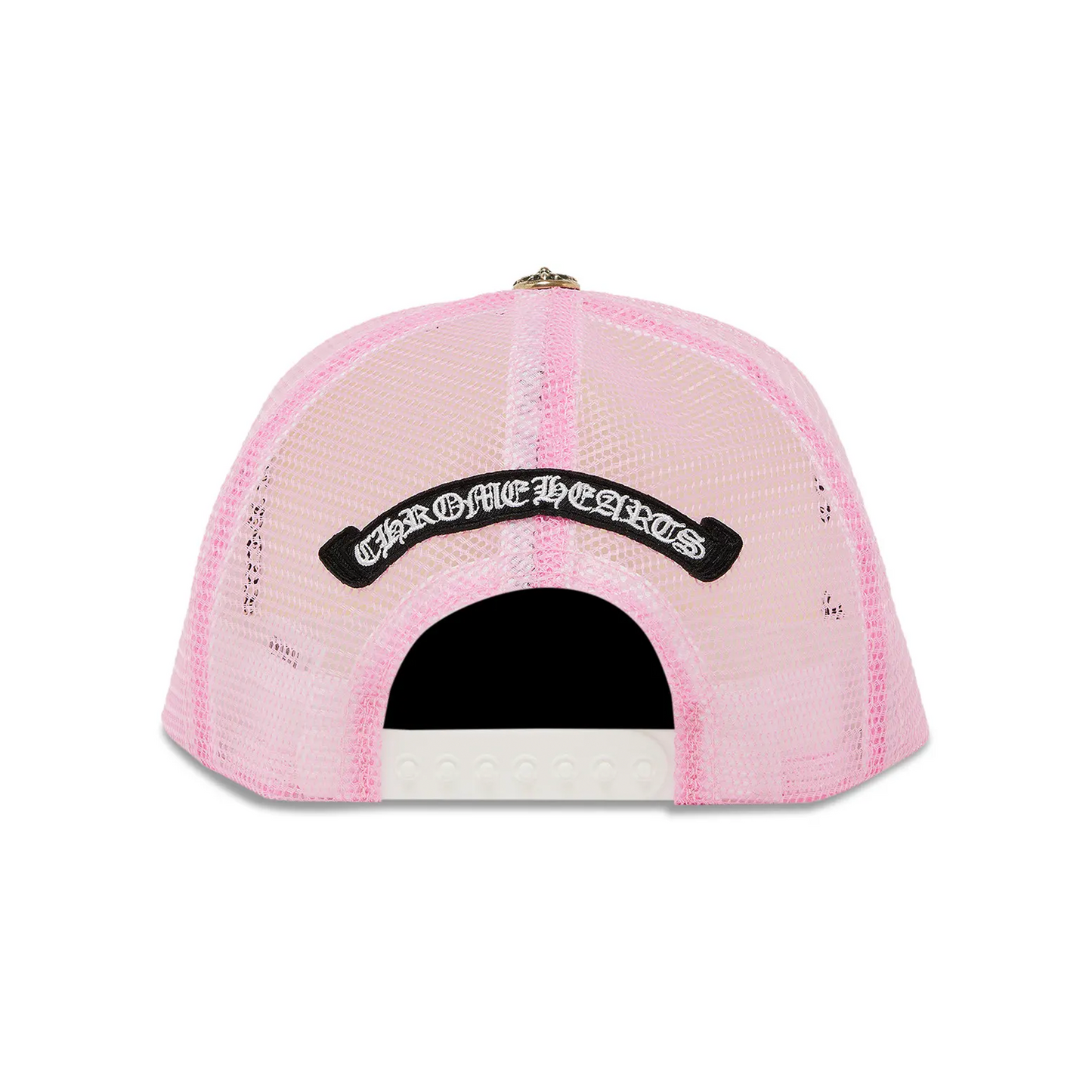 Chrome Hearts Matty Boy Sex Records Horse Shoe Trucker Hat Pink/White