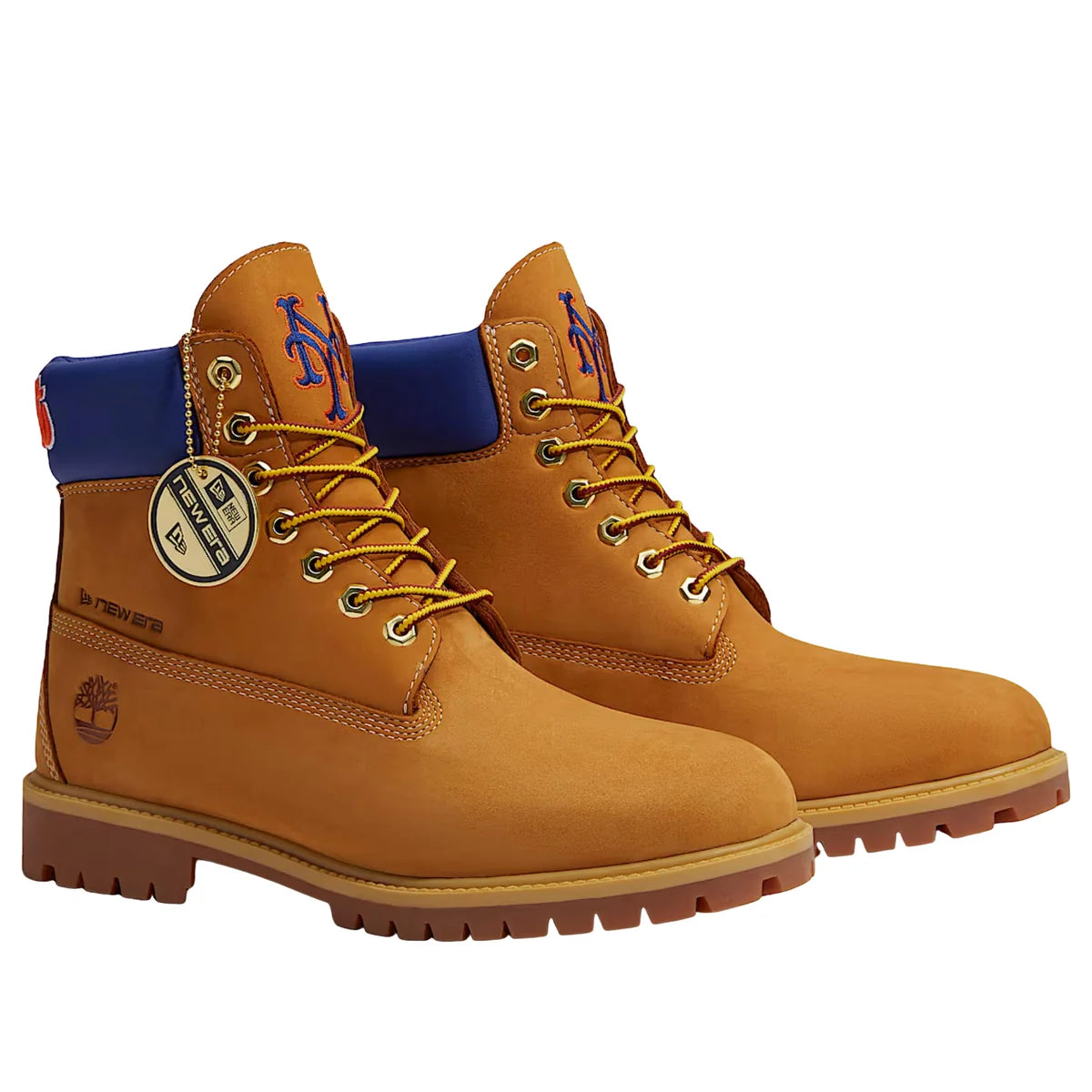 TB0A2J7T AOV Timberland 6" Waterproof Boot New Era x MLB New York Mets Wheat