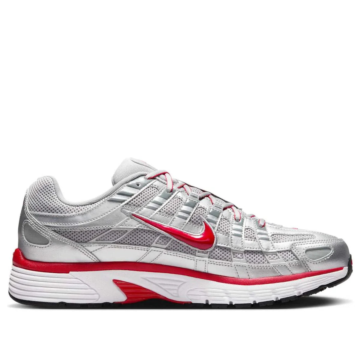 CD6404 024 Nike P-6000 Metallic Silver Gym Red