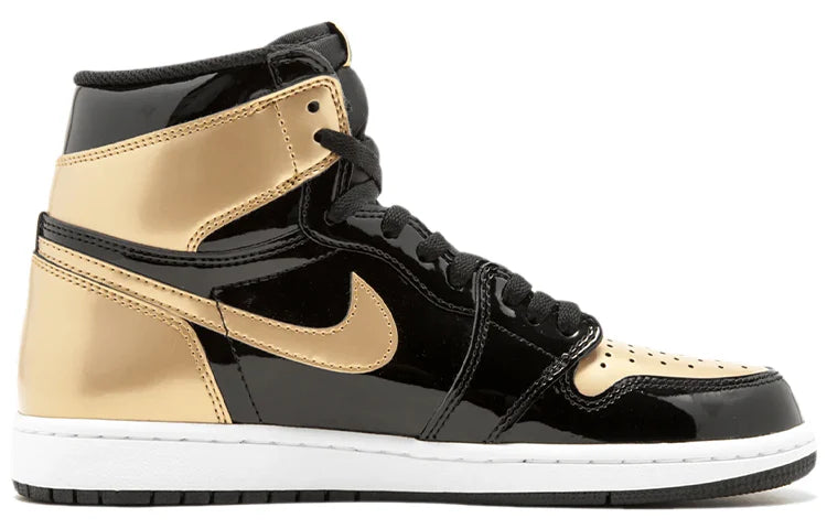 861428 007 Jordan 1 Retro High NRG Patent Gold Toe