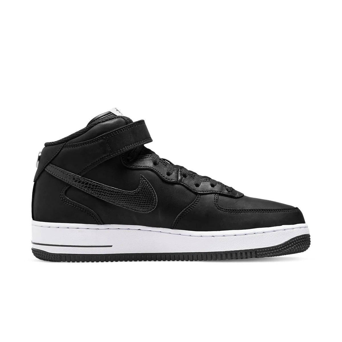 DJ7840 001 Nike Air Force 1 Mid Stussy Black White
