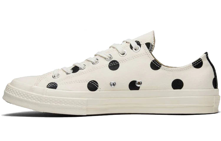 157249C Converse Chuck Taylor All Star 70 Ox Comme des Garcons PLAY Polka Dot White