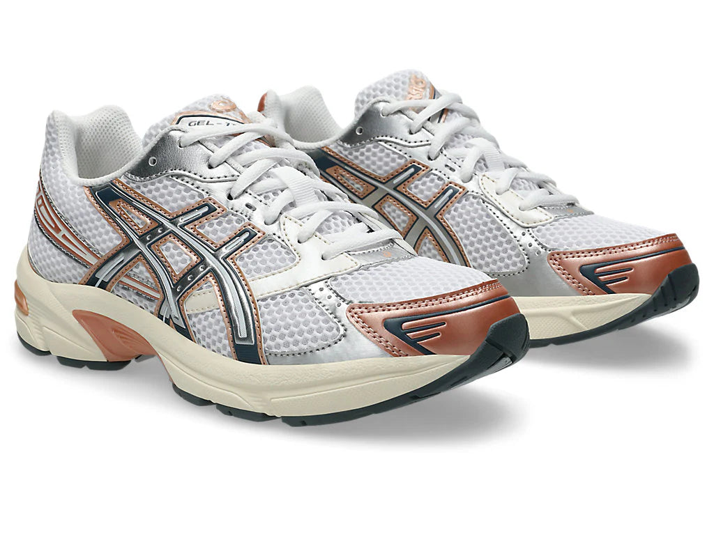 1202A502 101 ASICS Gel-1130 White Pure Silver Bronze (Women's)