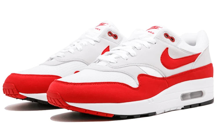 908375 103 Nike Air Max 1 Anniversary Red (2017/2018 Restock Pair)