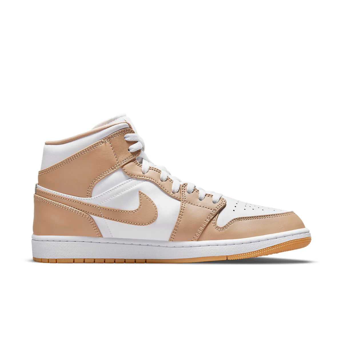 554724 271 Jordan 1 Mid Tan Gum [NO BOX]