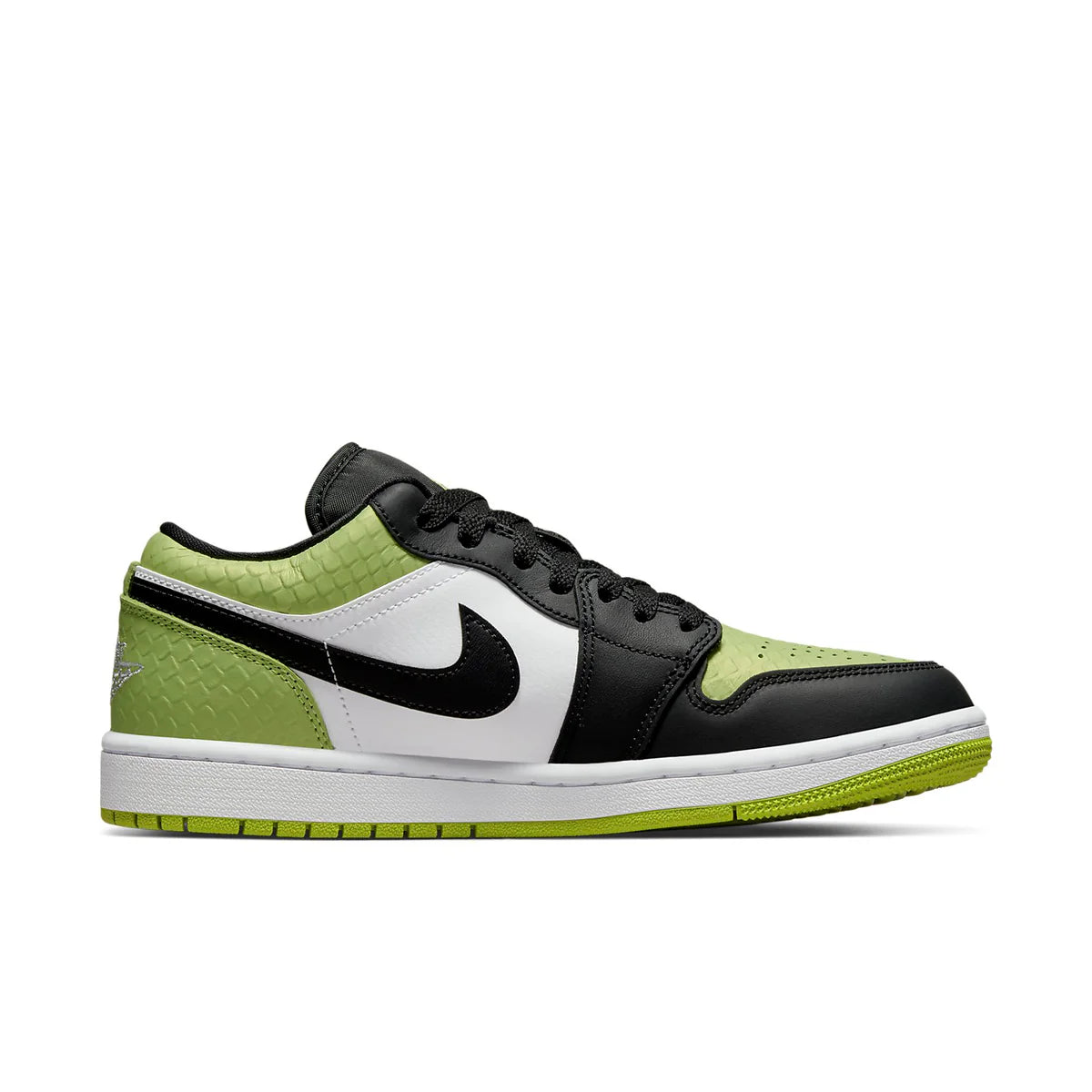 DX4446 301 Air Jordan 1 Low Snakeskin Vivid Green (Women's)