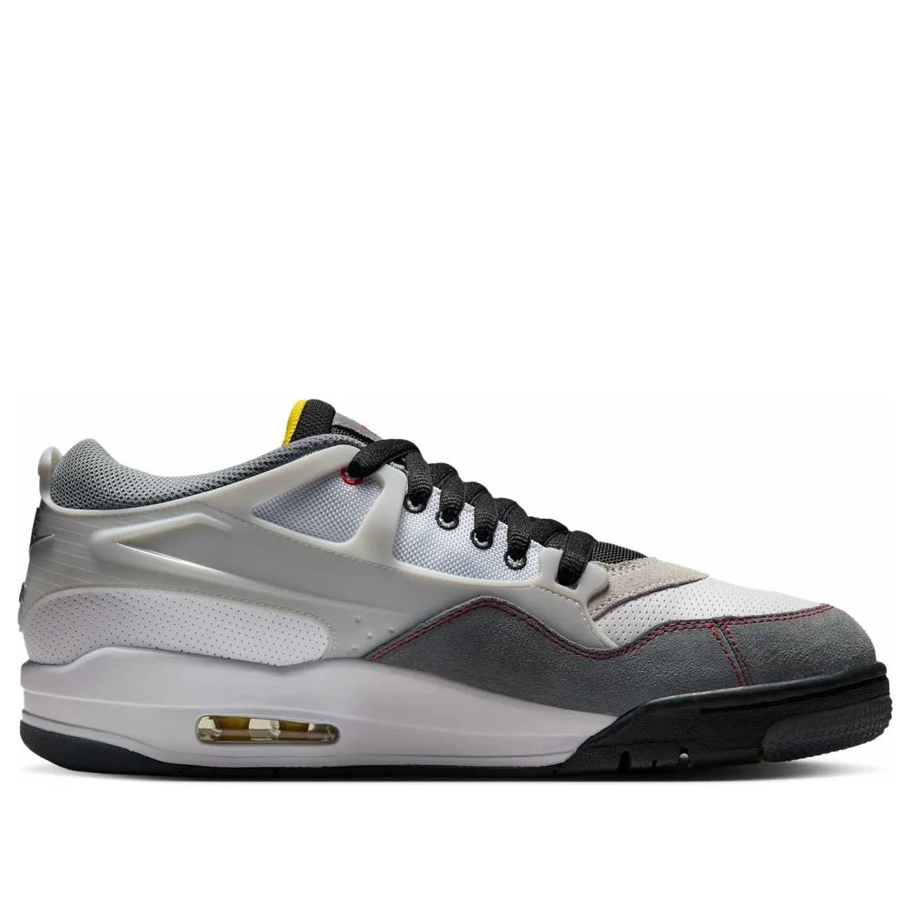 IB8052 100 Jordan 4 RM Premium White Black Smoke Grey Fire Red