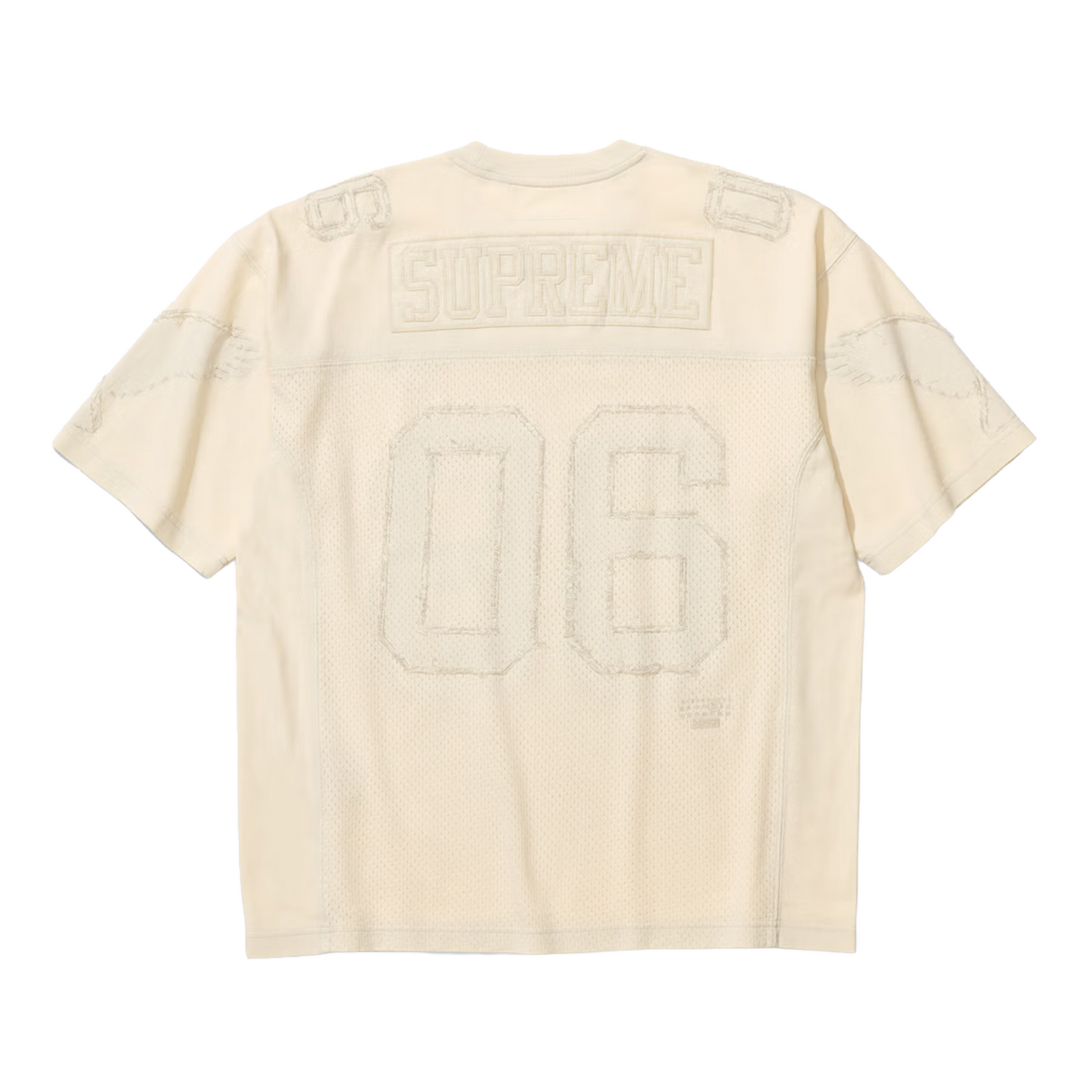 Supreme MM6 Maison Margiela Cotton Football Jersey White