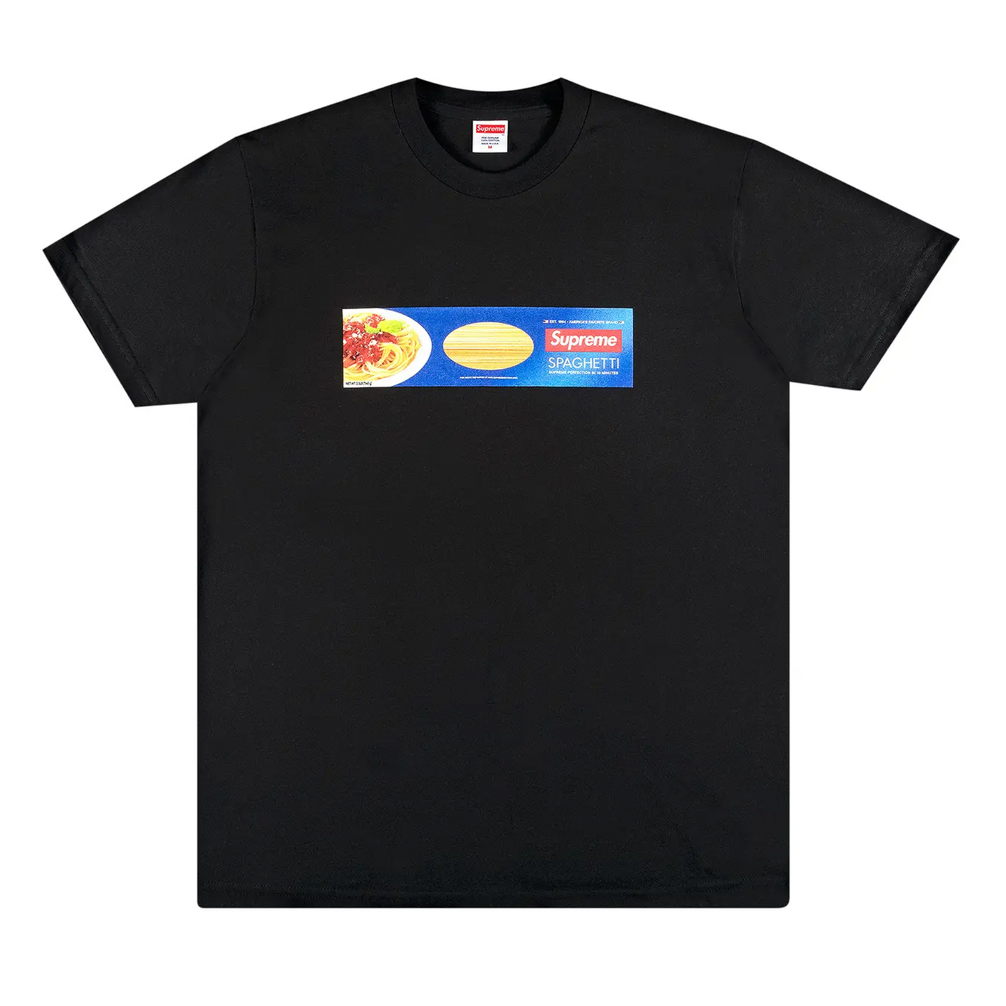 Supreme Spaghetti Tee Black [USED] - XL (Used)