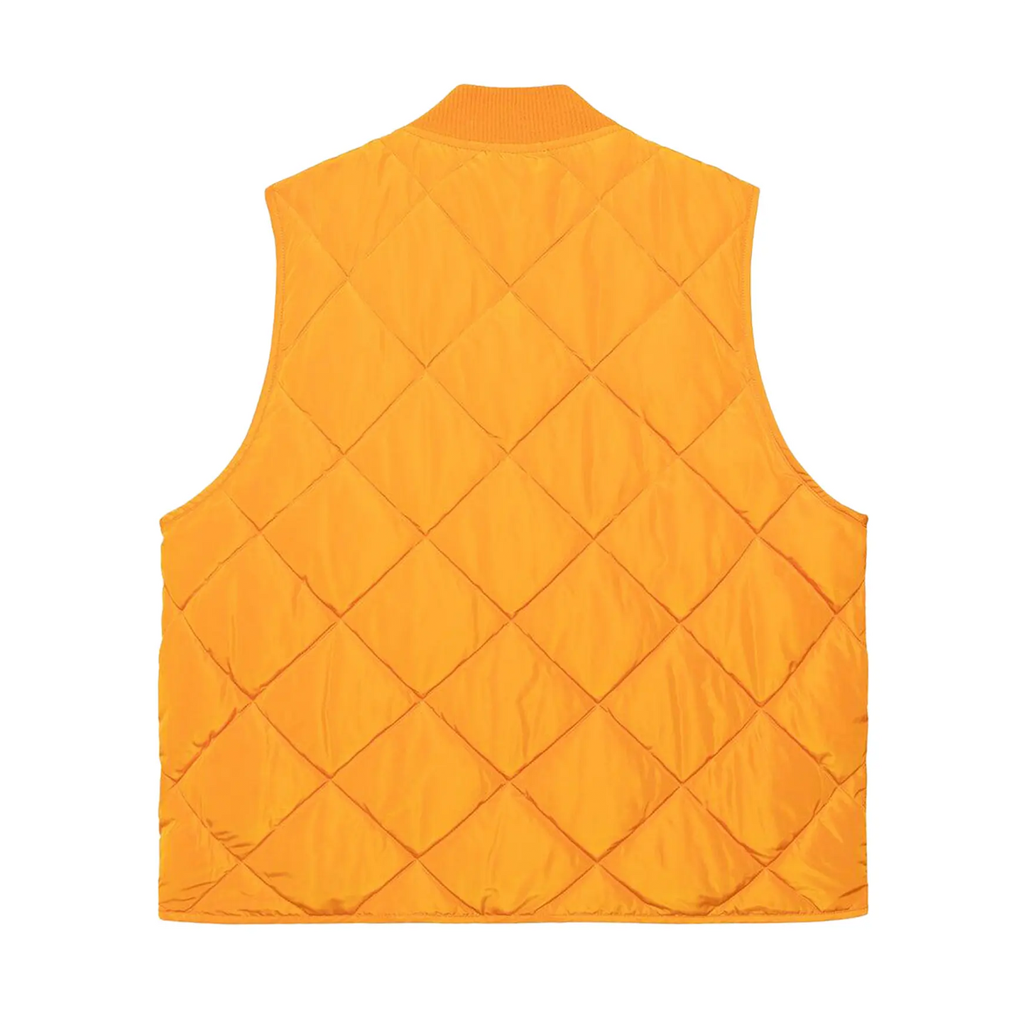 Stussy Thermal Lined Quilted Vest 'Orange' [USED] - L (Used)