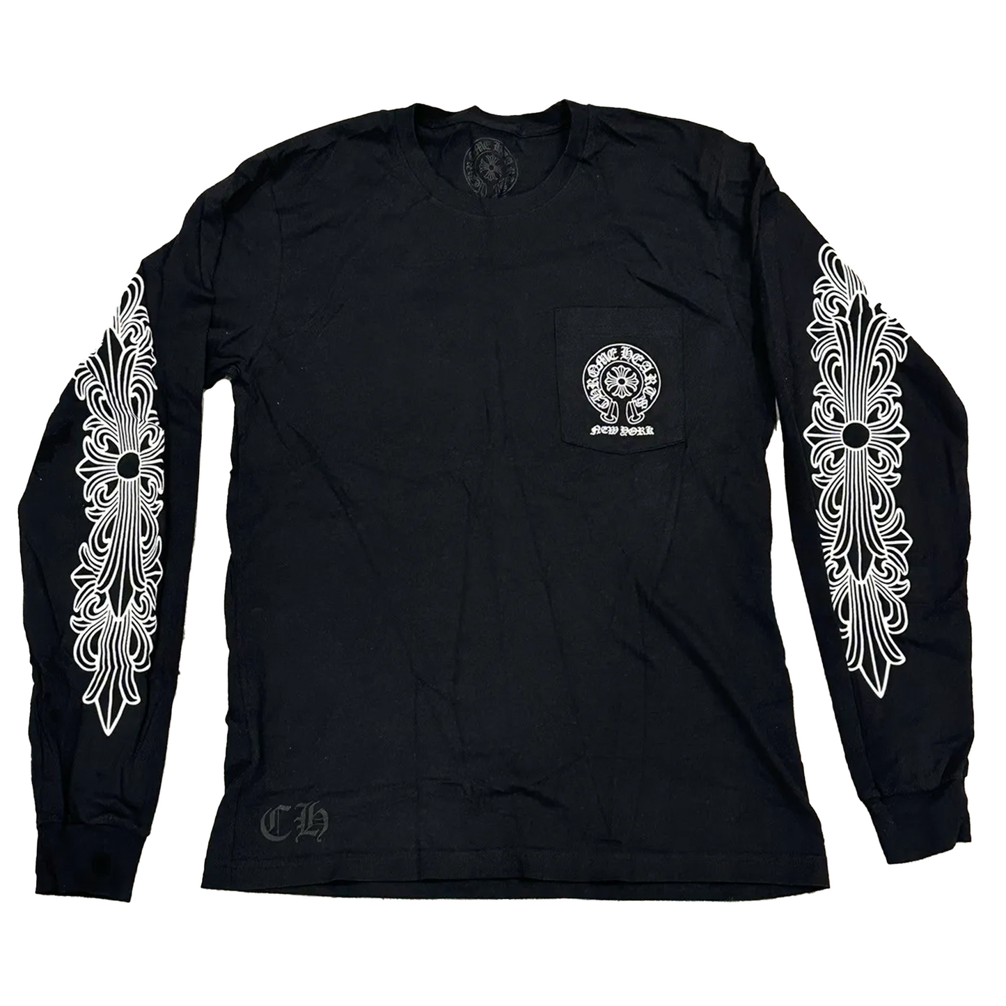 Chrome Hearts New York Exclusive L/S T-Shirt Pocket Tee Black