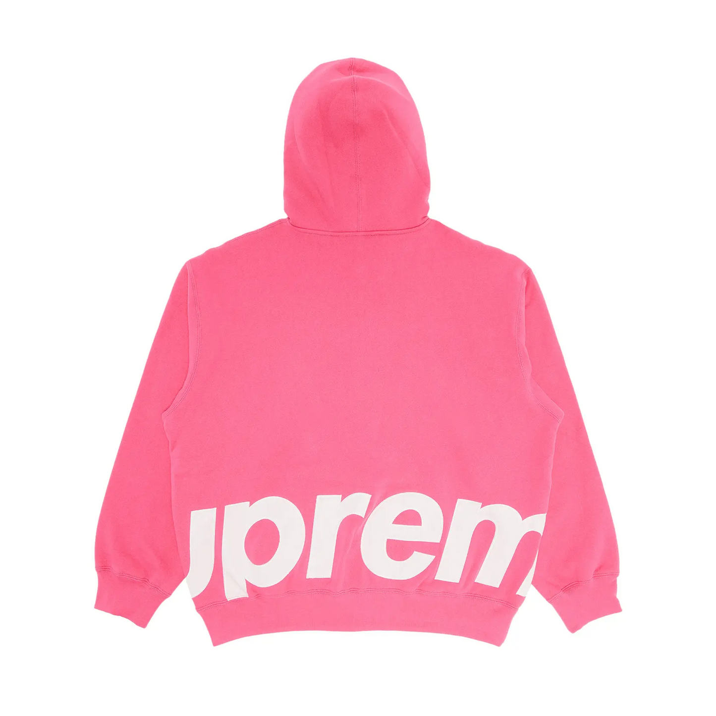 Supreme Big Logo Zip Up Hooded Sweatshirt Magenta