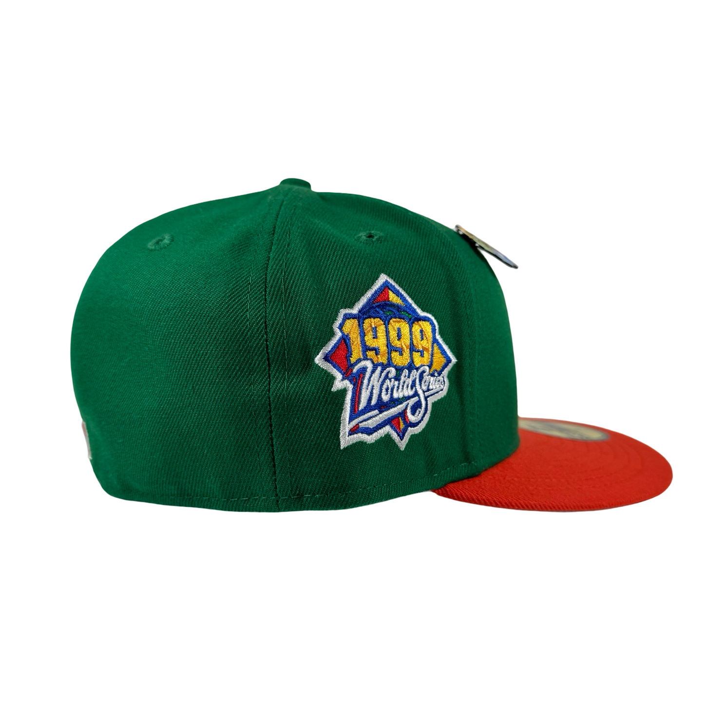Hat Club x Jae Tips New York Yankees Green Orange New Era Fitted Gray UV