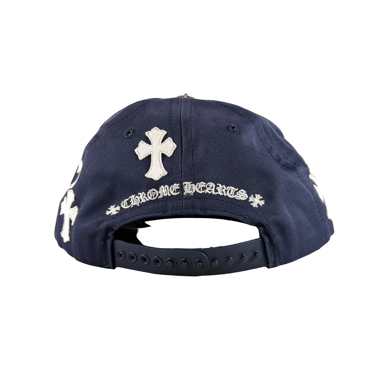 Chrome Hearts Cross Patch Baseball Hat 'Navy' [CONDITIONAL]