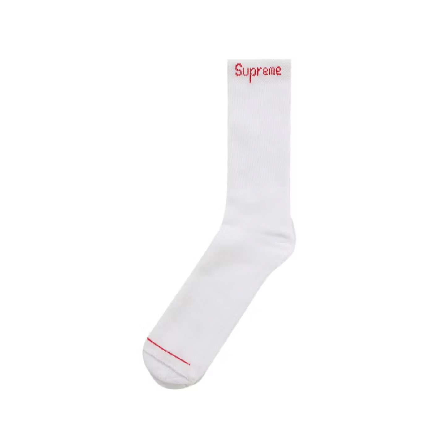 Supreme MM6 Maison Margiela Hanes Crew Socks (1 Pack) White
