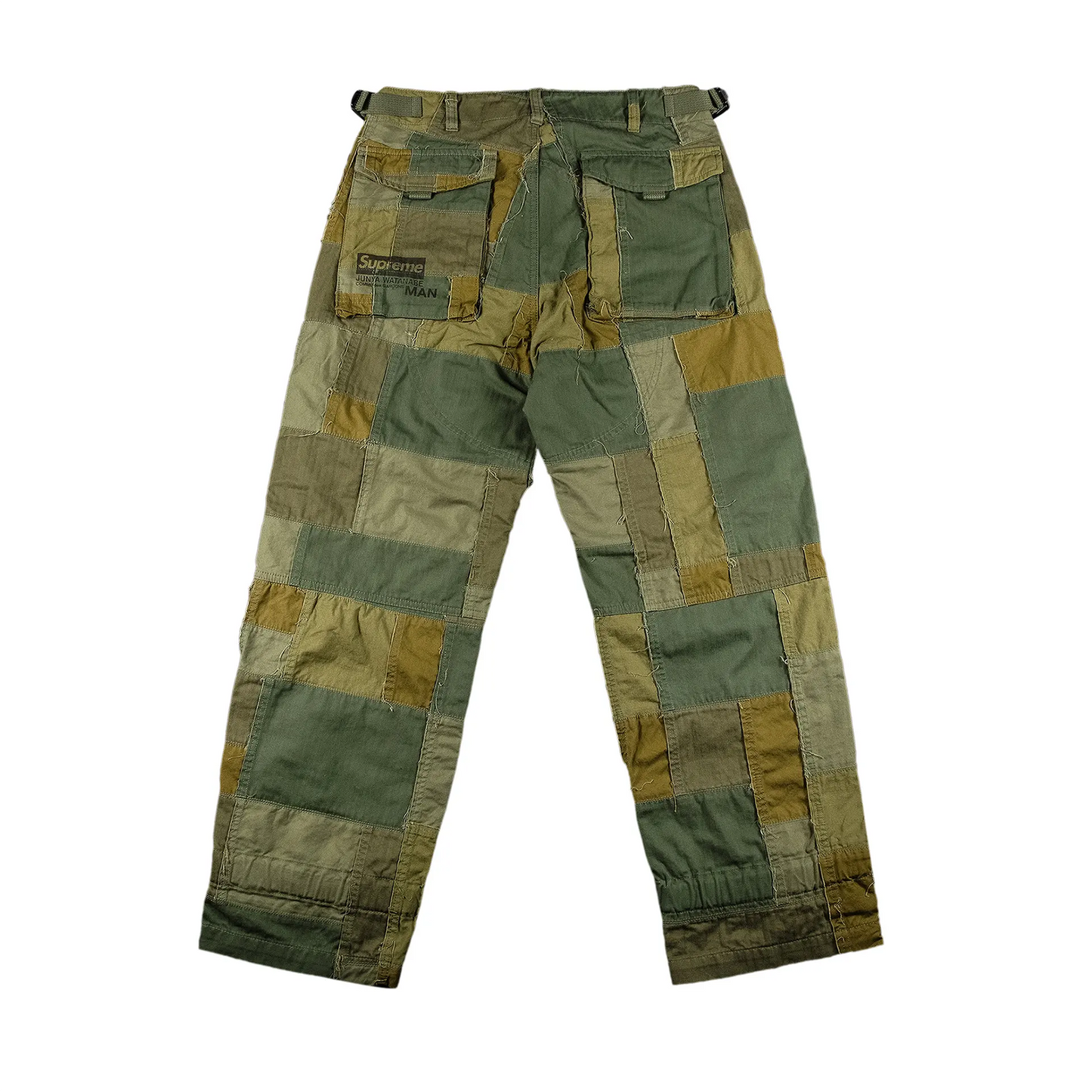 Supreme x Junya Watanabe x Comme des Garçons MAN Patchwork Cargo Pant 'Olive' [USED] - 36 (Used)