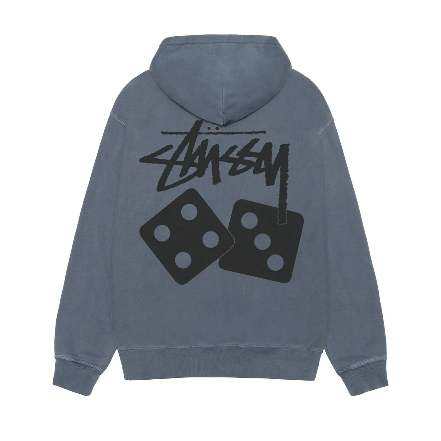 Stussy Dice Zip Hoodie Pigment Dyed Navy