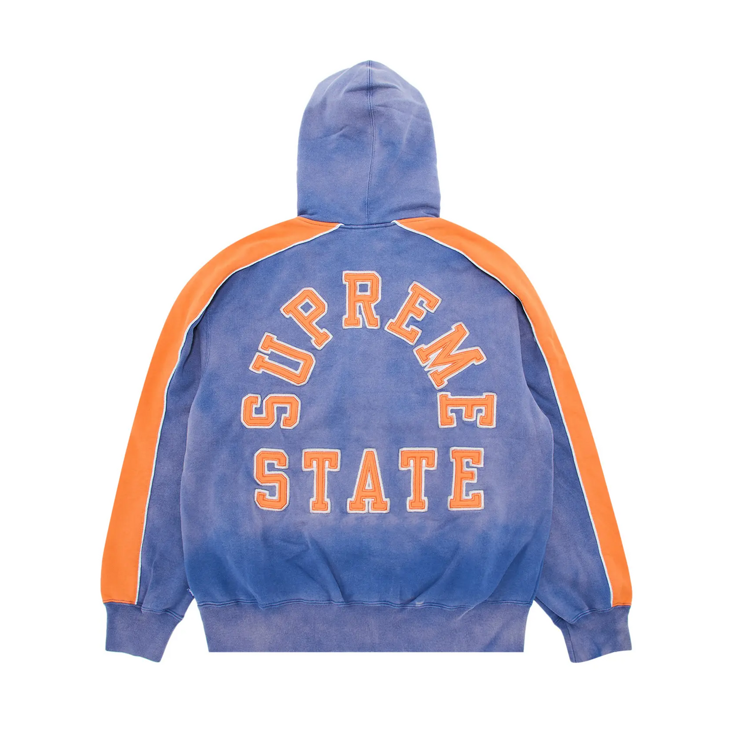 Supreme State Zip Up Hooded Sweatshirt [USED] - M (Used)