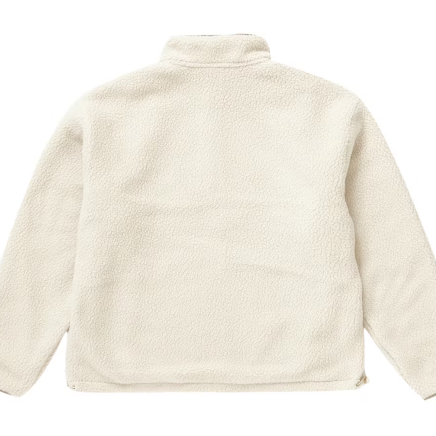 Supreme Polartec Shearling Reversible Pullover Natural