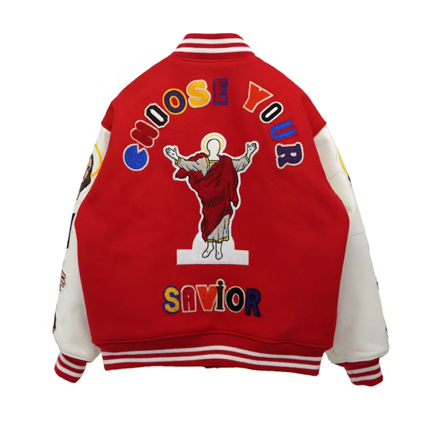 Saint Michael x Denim Tears Stadium Jacket Red