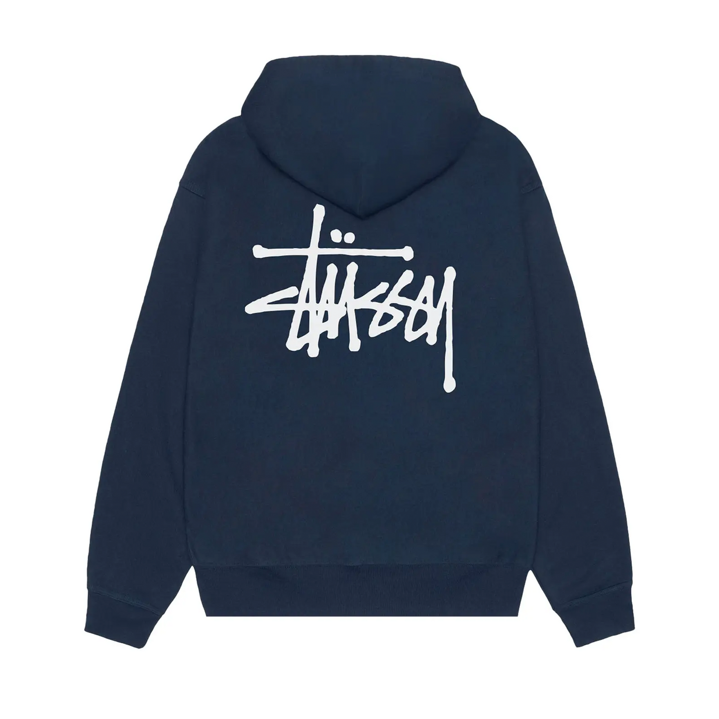 Stussy Basic Stussy Zip Hoodie Navy [USED] - XL (Used)