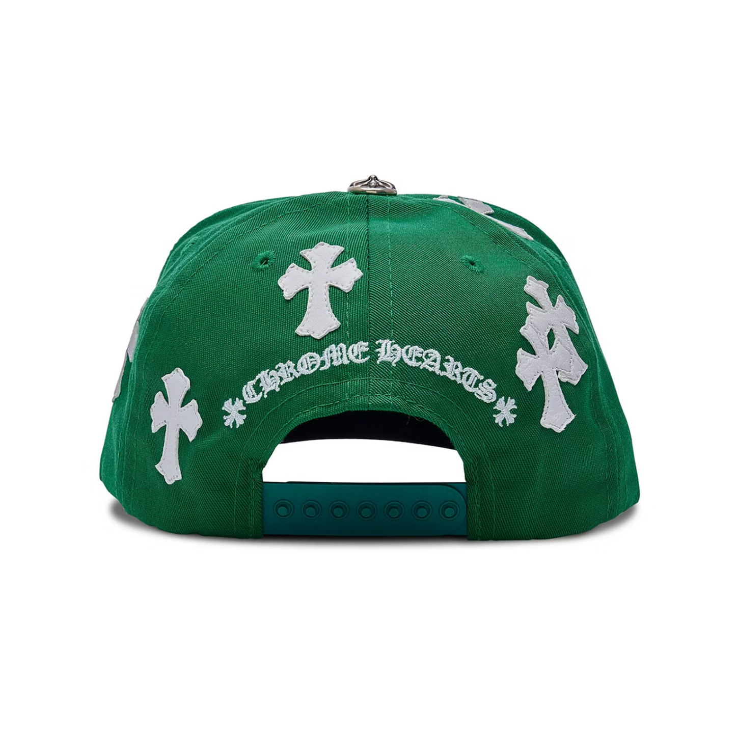 Chrome Hearts Cross Patch Hat Green/White [USED2]