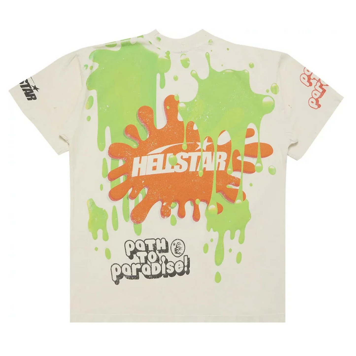 Hellstar Slime Tee Cream [USED] - M (Used)