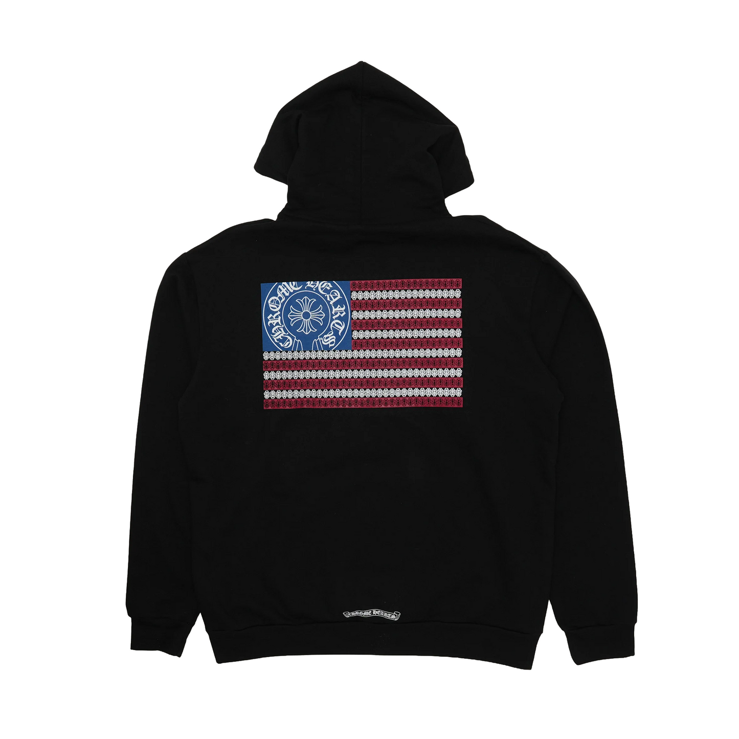 Chrome Hearts American Flag Dagger Hoodie Black [USED] - M (Used)