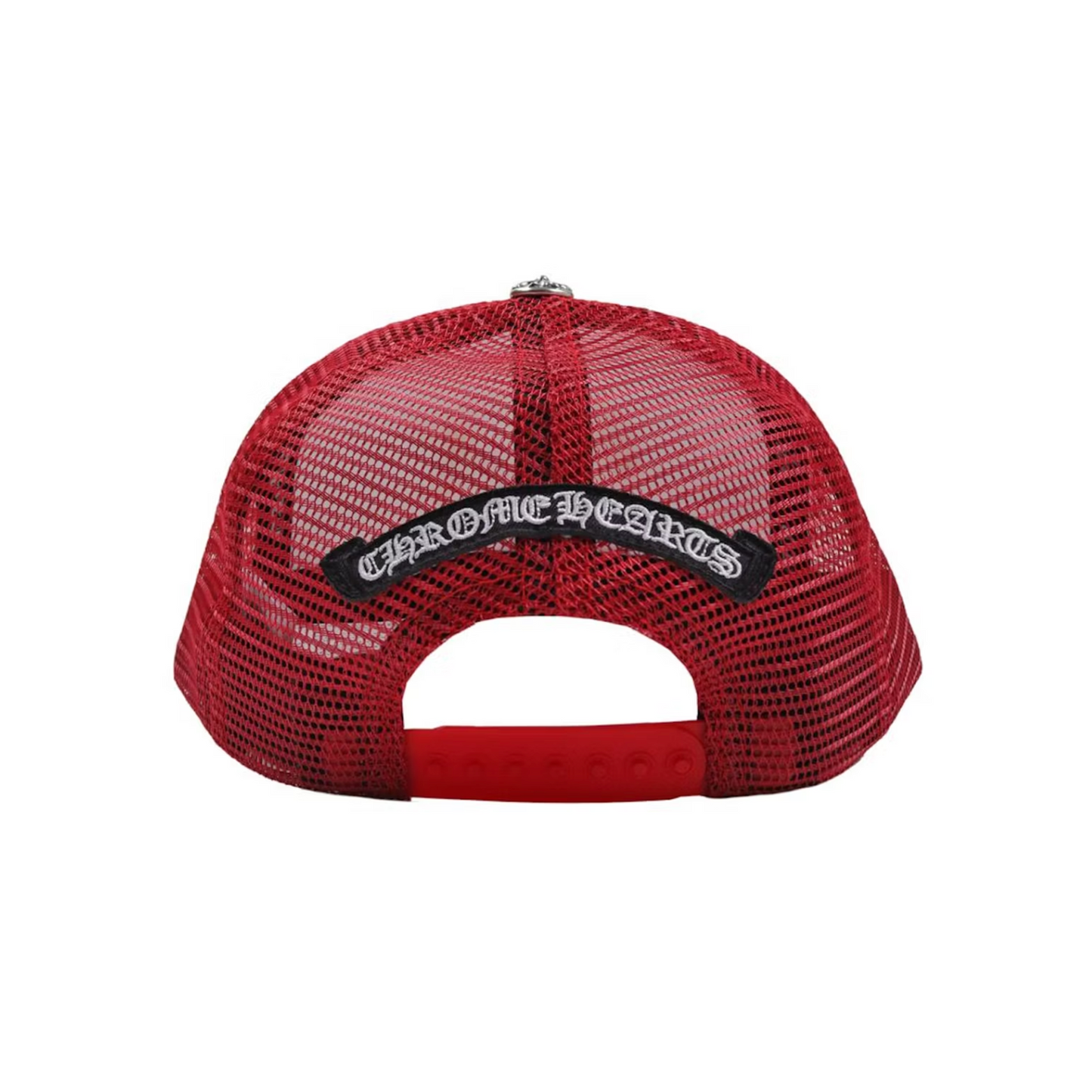 Chrome Hearts Matty Boy Sex Records Logo Trucker Hat Red/White