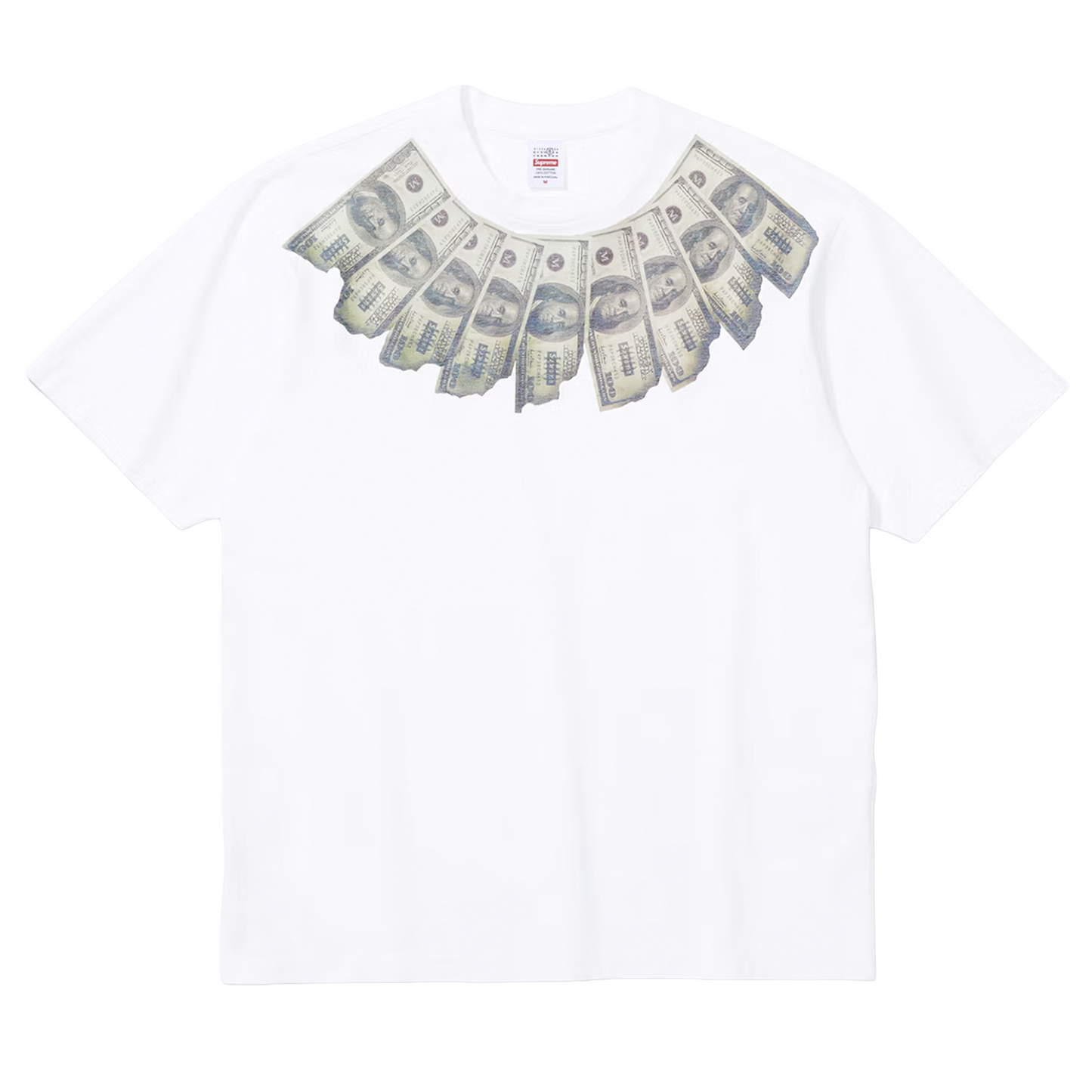 Supreme MM6 Maison Margiela Money S/S Top White