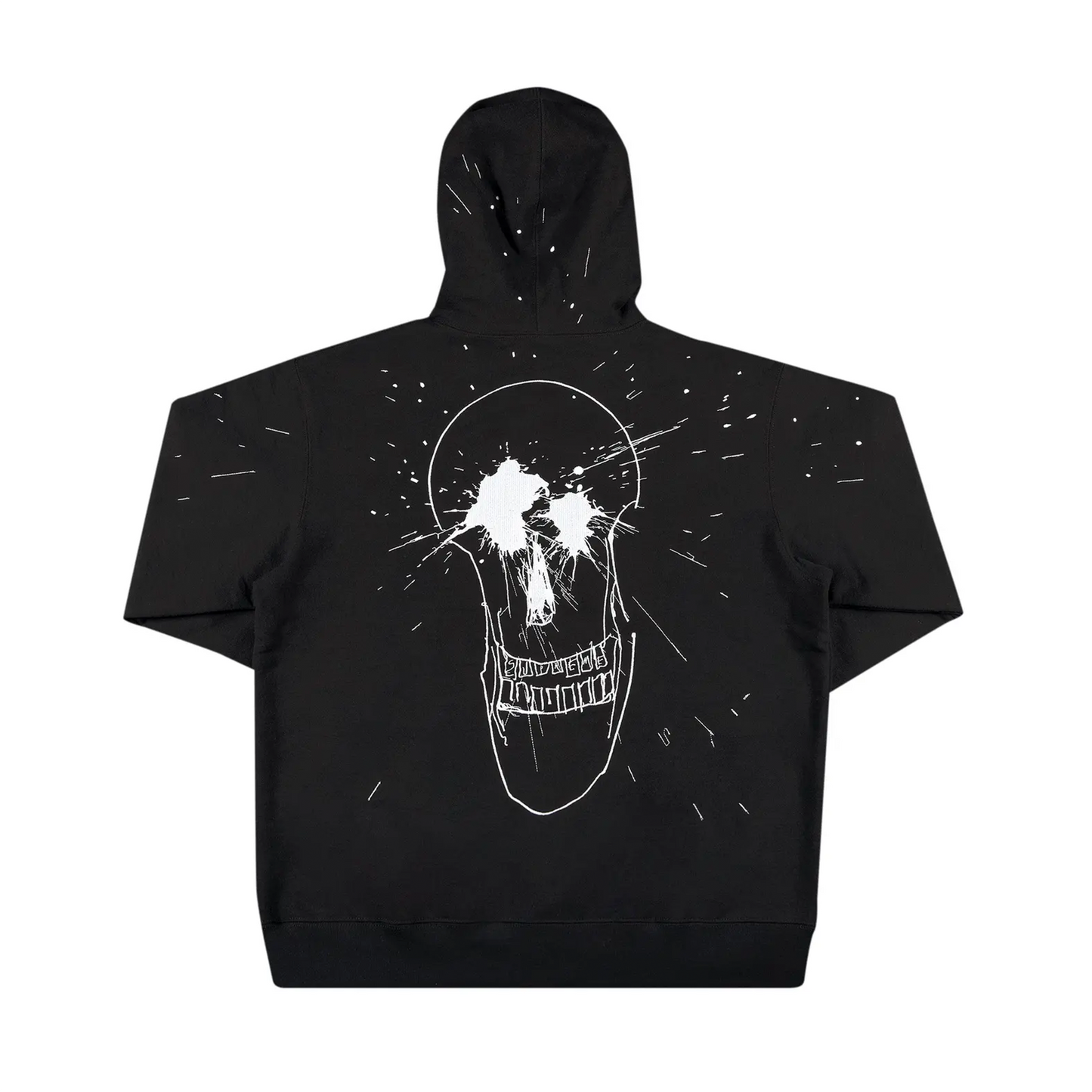 Supreme Ralph Steadman Skull Hooded Sweatshirt Black [USED] - L (Used)