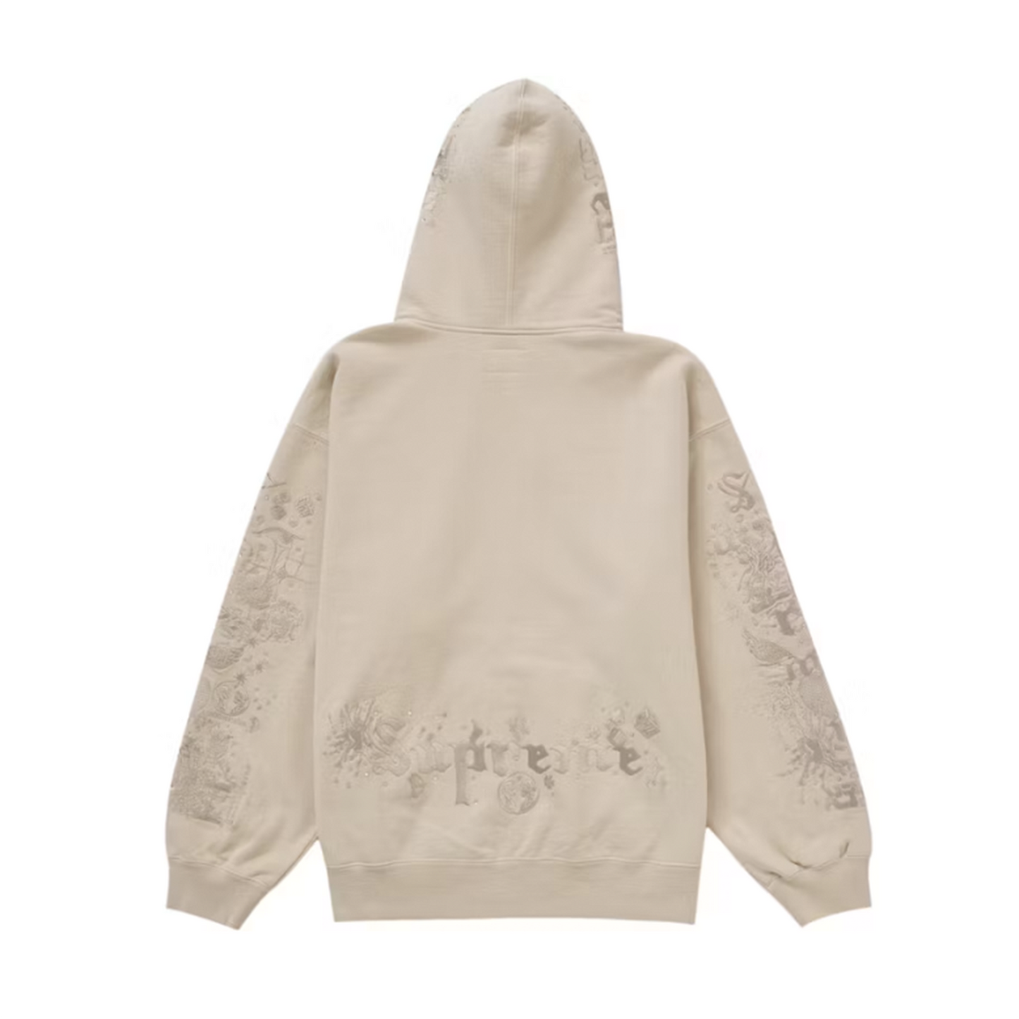 Supreme AOI Zip Up Hooded Sweatshirt Natural [USED] - M (Used)